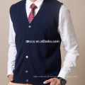 16STC8215 mens cardigan pura cashmere camisola de malha colete